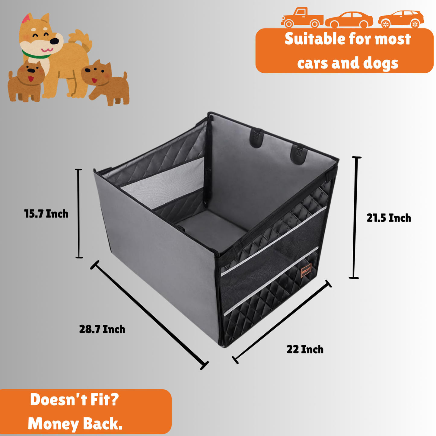 The Pupy™ - Hard Bottom Seat