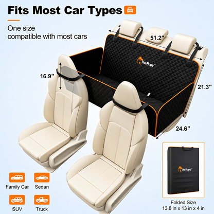 universal dog car seat covers fits sedan SUV truck 51x24 inch carseat cover for dogs - The Pupy