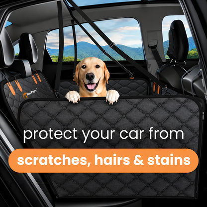 waterproof carseat cover for dogs scratches hair stains vehicle seat cover - The Pupy